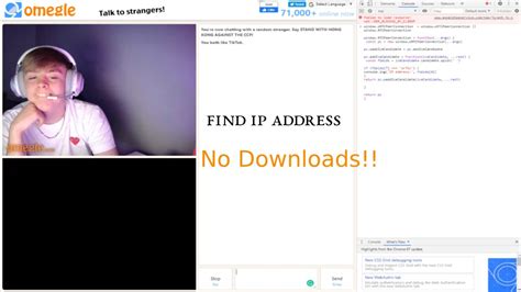 Step 2 Start the Omegle chat. . Ip locator omegle